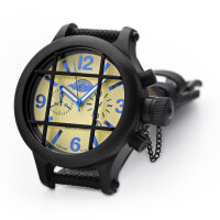 Moscow Classic VODOLAZ Poljot 3133 Chronograph rusische Uhr Kampftaucher Stil