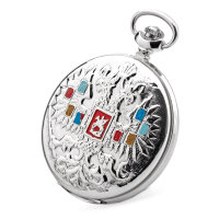 Taschenuhr Bären Motiv MOLNIJA 3602 russisch mechanisch