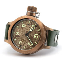 Agat 292 Chb Bronze Mokume Kampftaucheruhr Russian Analog Watch