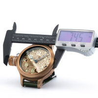 Agat 292 Chb Bronze Mokume Kampftaucheruhr Russian Analog Watch