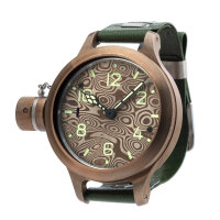 Agat 292 Chb Bronze Mokume Kampftaucheruhr Russian Analog Watch