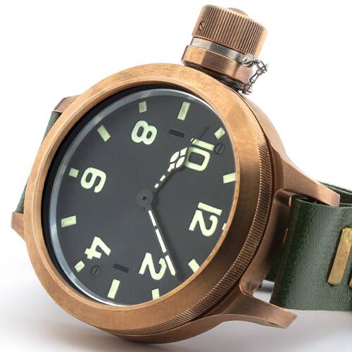 Agat 292 ChB Bronze Kampftaucheruhr russische mechanische Uhr 
