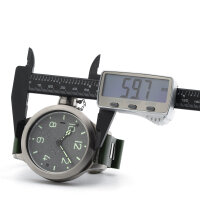 Taucheruhr Militär Agat 292 ChT Titan Mokume Damaskus mechanische Uhr Russland