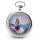Taschenuhr MOLNIJA 3602 handbemalt Unikat Schiff russische mechanische Uhr