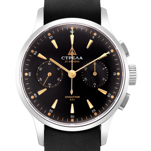 STRELA Chronograph Handaufzug Sea-Gull ST1901 Cosmos Officer Civil Tribute 40mm