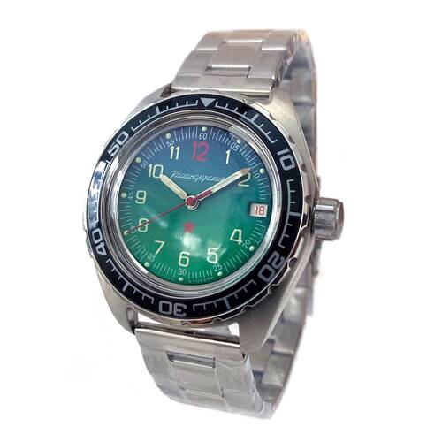 VOSTOK Komandirskie Taucheruhr 200m Automatik 2416/020711 Uhr 