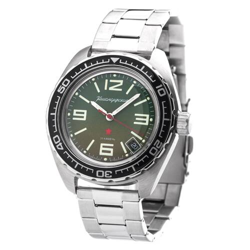 Vostok Komandirskie Diver Watch 656 2/12ft Automatic 2416/020715 Russian Watch