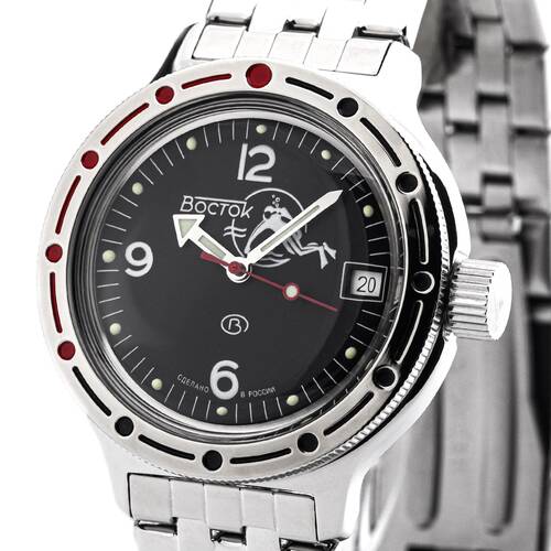 VOSTOK Taucheruhr 200m Automatik 2416/420634 Uhr