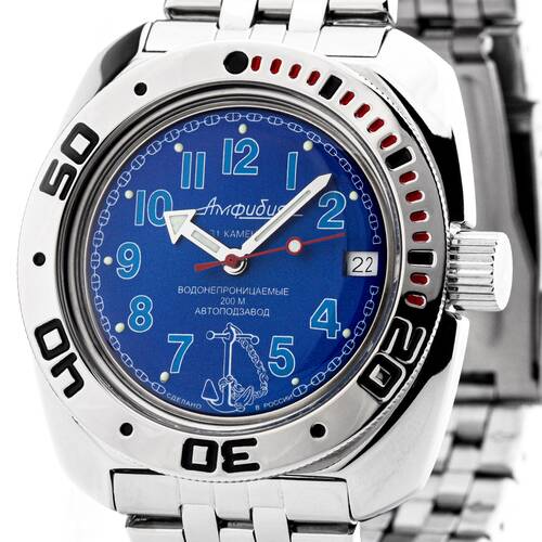 Vostok Diver Watch 656 2/12ft Automatic 2416/710382 Russian Watch
