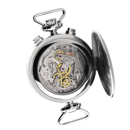 KIROVA Chronograph mechanisch Uhr Poljot 3133 Herrenuhr Handaufzug schwarz
