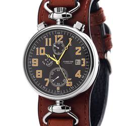 Kirova Chronograph Mechanical Watch Poljot 3133 Mens...