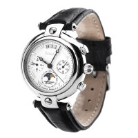 Buran V.M.Poljot 31679 Chronograph Moon Phase Basilika Russian Watch