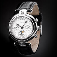 Buran V.M.Poljot 31679 Chronograph Moon Phase Basilika Russian Watch