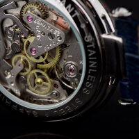 Buran V.M.Poljot 31679 Chronograph Moon Phase Basilika Russian Watch