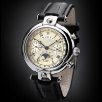 Buran V.M.Poljot 31679 Chronograph Basilika Russian Watch Moon Phase
