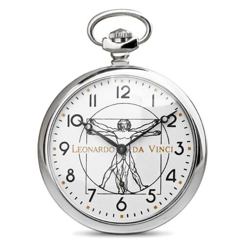 Reloj de Bolsillo Mecnico Leonardo Da Vinci Vitruv Molnija 3602 Jagdhund