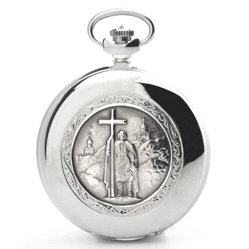 Molnija 3602 Reloj de Bolsillo Wladimir El Talla Gran Duque Ruso Mecnico Reloj