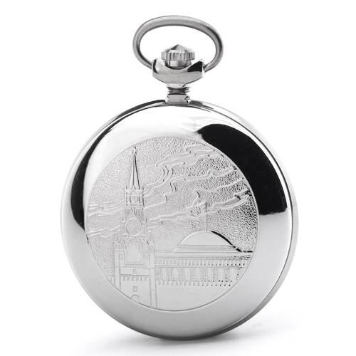 Reloj de Bolsillo Doppeladler Con Escudo de Pecho Molnija Reloj Kremlin 3602