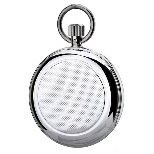 Agat Pocket Watch with Chain - Vostok 2409A Analog Russian Watch Hand Wound