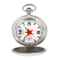 Molnija 3602 Pocket Watch Lenin USSR Russian Mechnaisch Star Hammer&sichel Watch