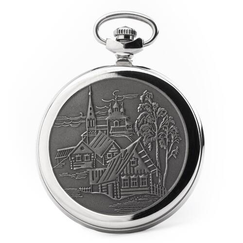 MOLNIJA 3602 Taschenuhr DORF russisch mechnaisch Uhr
