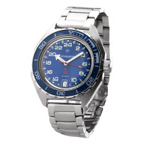 Vostok Komandirskie K65 200m Automatik Uhr 24-Stunden Military 2431/650547