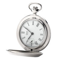 Taschenuhr Zhukov WW2 MOLNIJA 3602 russische mechanische Uhr weiss römisch
