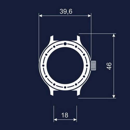 VOSTOK Automatik 2416/420374 Anker Taucher Uhr 20 ATM