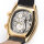 BURAN V.M. Wecker 2612 Tonneau Alarm russiche machanische Armbanduhr Uhr