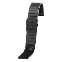 MILANAISE MESH Uhrenarmband 22 24 Edelstahl EXTRA MASSIV 4,5-5 mm poliert matt