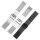 MILANAISE MESH Uhrenarmband 22 24 Edelstahl EXTRA MASSIV 4,5-5 mm poliert matt