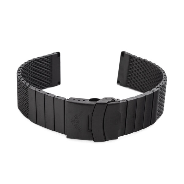 MILANAISE 20mm Schwarz matt gebürstet