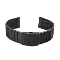 MILANAISE 20mm Schwarz matt gebürstet