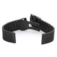 MILANAISE 20mm Schwarz matt gebürstet