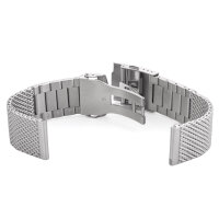 MILANAISE 24mm Silberfarbig matt gebürstet