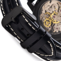 PILOT BERKUT Chronograph Poljot 31681 russische mechanische Uhr Saphirglas black