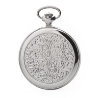 Taschenuhr Florales Ornament MOLNIJA 3602 russische mechanische Uhr