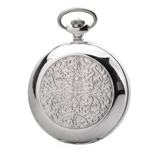 Taschenuhr Florales Ornament MOLNIJA 3602 russische mechanische Uhr Floral 1 Zifferblatt II