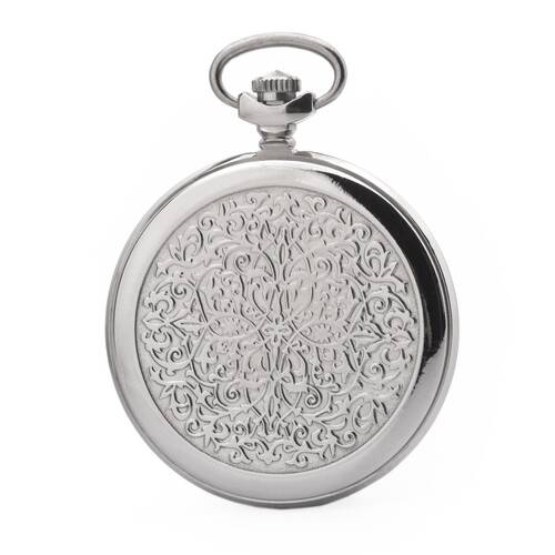 Taschenuhr Florales Ornament MOLNIJA 3602 russische mechanische Uhr Floral 1 Zifferblatt II