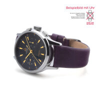Uhrenarmband Herren Damen weiches Kalbsleder Vitello Rugato Minimalista 316L