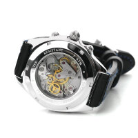 POLJOT Chronograph 3133 Jetfighter blau russische mechanische Fliegeruhr