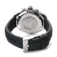 POLJOT Chronograph 3133 Jetfighter blau russische mechanische Fliegeruhr