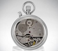 STRELA Stoppuhr ST55WS mechanische Additionsstopp Uhr zum aufaddieren mit 2 Kronen und Tachymeter Skala
