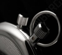 STRELA Stoppuhr ST55WS mechanische Additionsstopp Uhr zum aufaddieren mit 2 Kronen und Tachymeter Skala