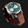 STRELA Chronograph Handaufzug Sea-Gull ST1901 Cosmos Officer Civil Tribute 40mm Cosmos Panda COP40GREEN