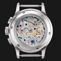 STRELA Chronograph Handaufzug Sea-Gull ST1901 Cosmos Officer Civil Tribute 40mm Cosmos CO40CYB2