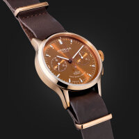 Strela Bronze Watch Chronograph Hand Wound 1 9/16in Sea-Gull ST1901 High Star S40CY-BR