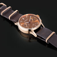 Strela Bronze Watch Chronograph Hand Wound 1 9/16in Sea-Gull ST1901 High Star S40CY-BR