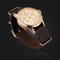 Strela Bronze Watch Chronograph Hand Wound 1 9/16in Sea-Gull ST1901 High Officer OF40CYM-BR