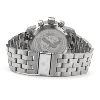 PILOT BERKUT Chronograph Poljot 31681 Saphirglas russische mechanische Uhr silber